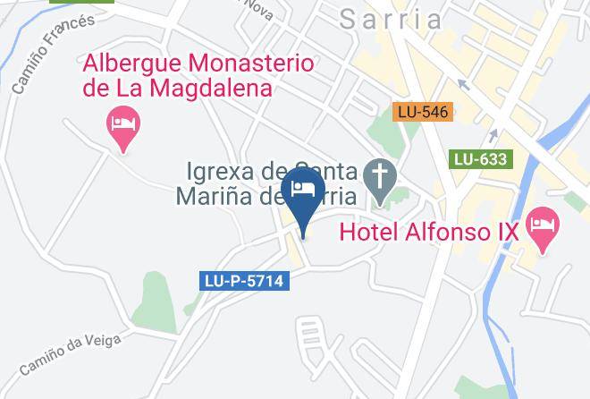 Lugo - Hotel Novoa Maps