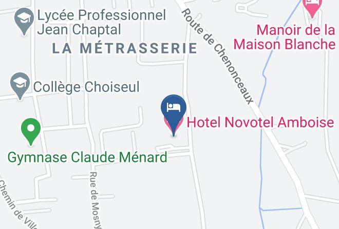 Indre Et Loire - Hotel Novotel Amboise Maps