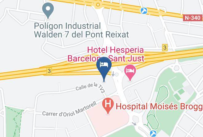 Barcelona - Hotel Novotel Barcelona Sant Joan Despi Maps