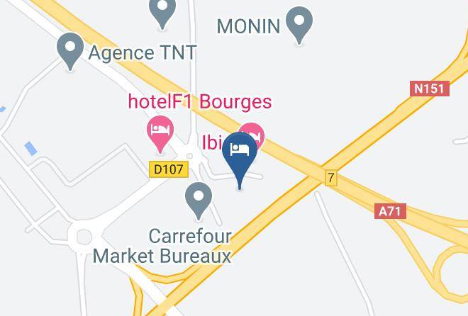 Cher - Hotel Novotel Bourges Maps