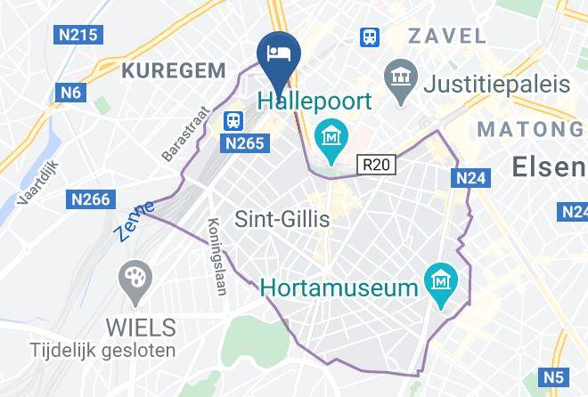 Sint Gillis - Novotel Brussels Midi Station Maps