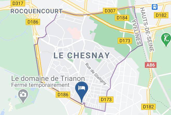 Yvelines - Hotel Novotel Chateau De Versailles Maps