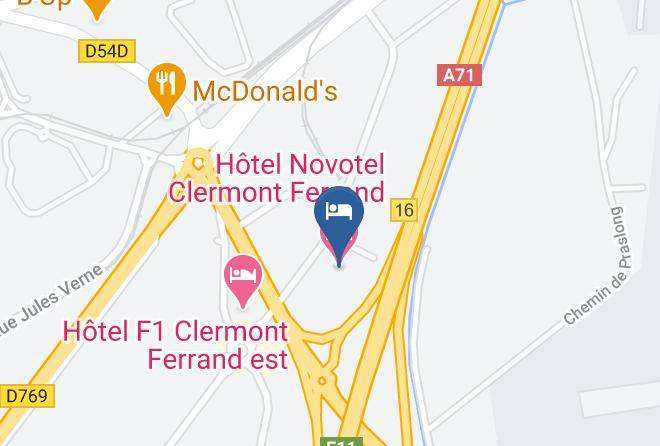 Puy De Dome - Novotel Clermont Ferrand Maps