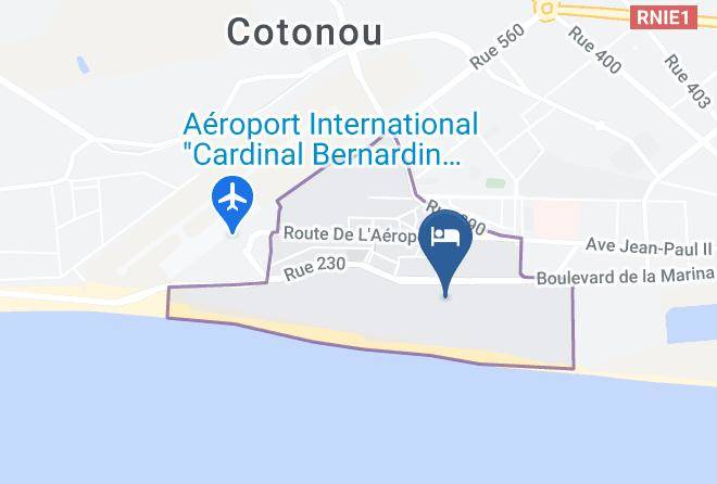 Cotonou - Hotel Novotel Cotonou Orisha Maps