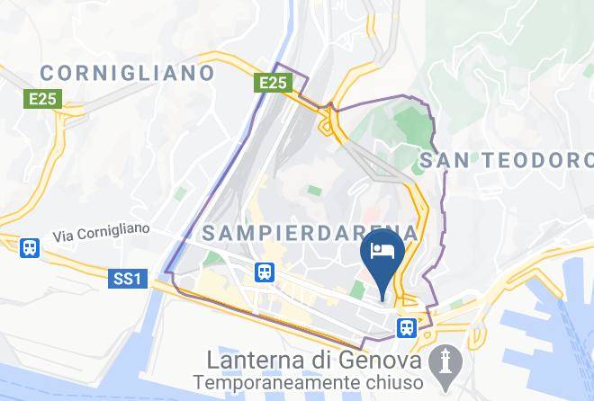 Genoa - B&b Da Laura Maps