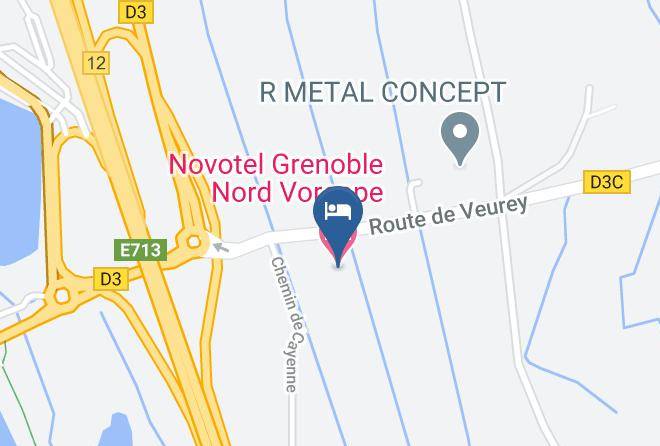 Isere - Novotel Grenoble Nord Voreppe Maps