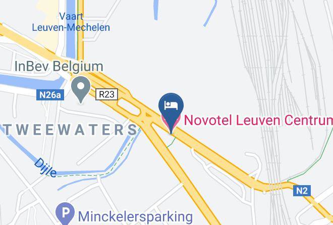 Flemish Brabant - Novotel Leuven Centrum Maps