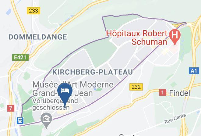 Luxembourg - Novotel Luxembourg Kirchberg Maps