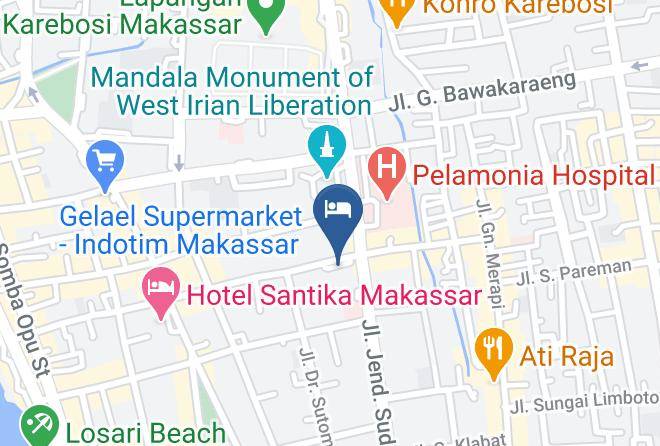 Makassar - Novotel Makassar Grand Shayla Maps