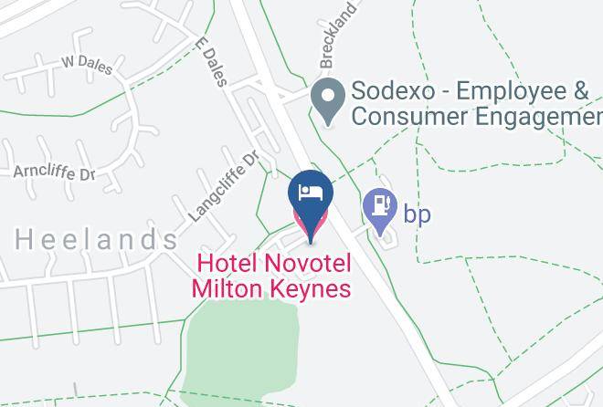 Milton Keynes - Hotel Novotel Milton Keynes Maps