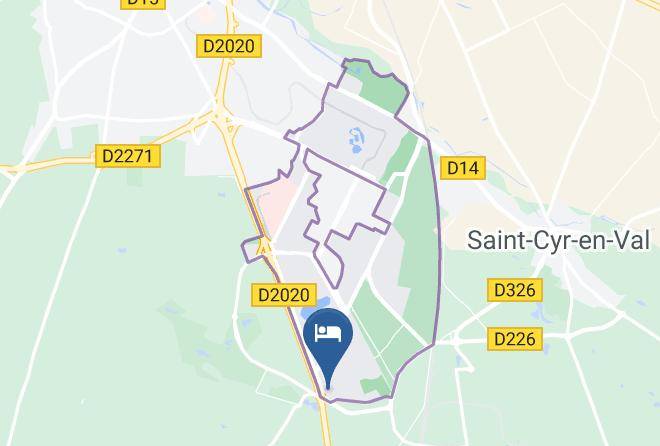 Loiret - Hotel Novotel Orleans Sud La Source Maps