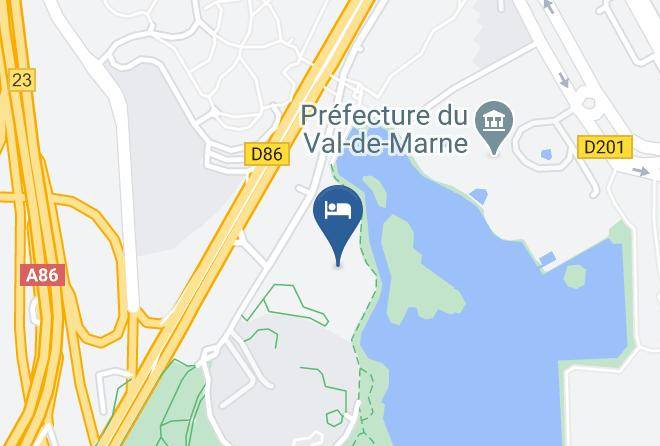 Val De Marne - Hotel Novotel Paris Creteil Le Lac Maps
