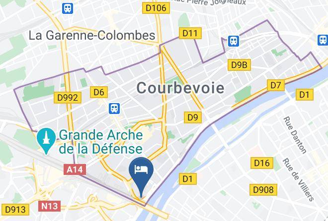 Hauts De Seine - Hotel Novotel Paris La Defense Esplanade Maps