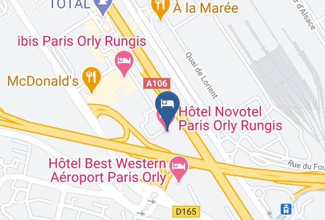 Val De Marne - Hotel Novotel Paris Orly Rungis Maps