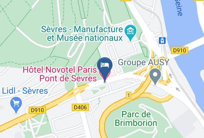 Hauts De Seine - Novotel Paris Pont De Sevres Maps