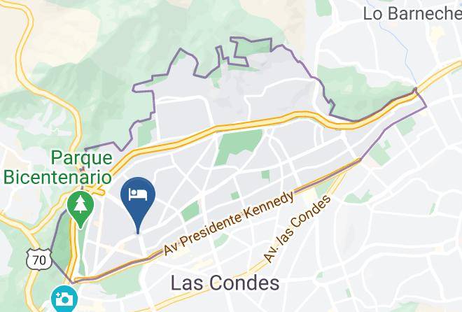 Santiago - Novotel Santiago Vitacura Maps