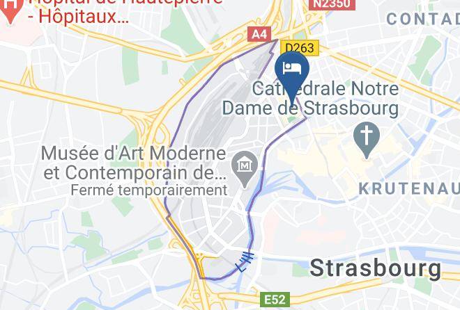 Hotel Novotel Strasbourg Centre Halles Map