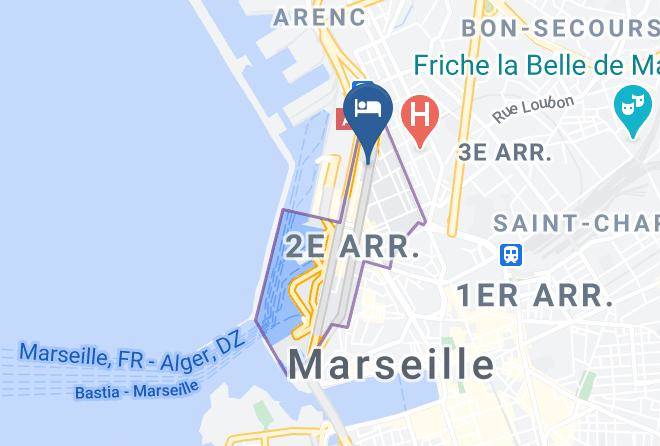 Bouches Du Rhone - Novotel Suites Marseille Centre Euromed Maps