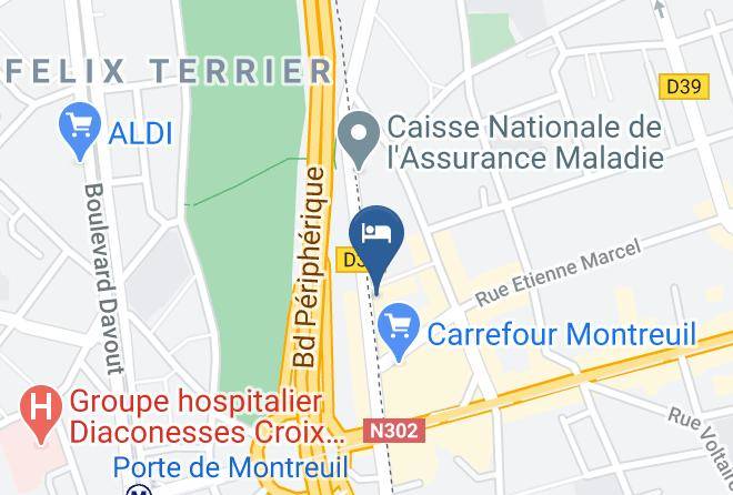 Seine St Denis - Hotel Novotel Suites Paris Montreuil Vincennes Maps