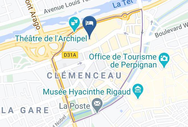 Pyrenees Orientales - Ibis Budget Perpignan Centre Maps