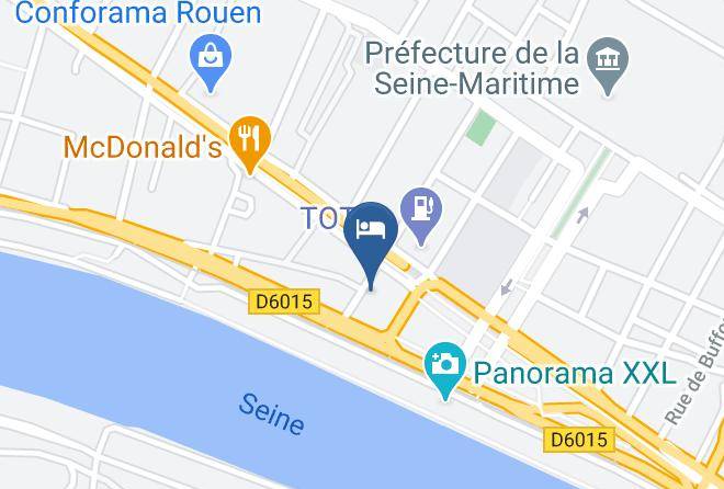 Hotel Novotel Suites Rouen Normandie Map