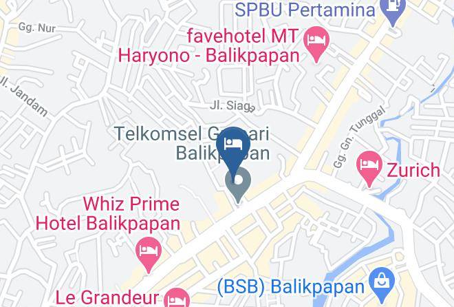 Balikpapan - Hotel Nuansa Indah Maps