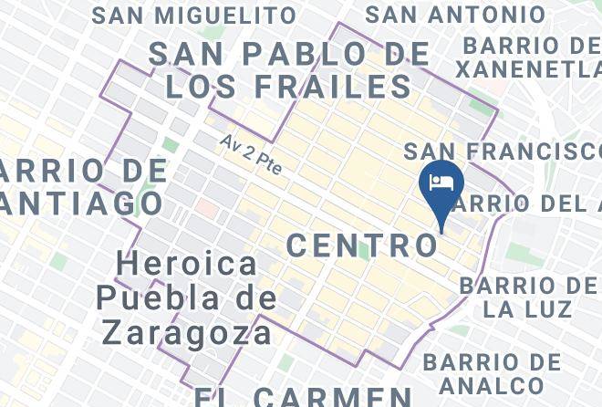 Heroica Puebla De Zaragoza Puebla - Hotel Nube Maps