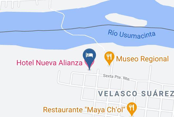 Ocosingo - Hotel Nueva Alianza Maps