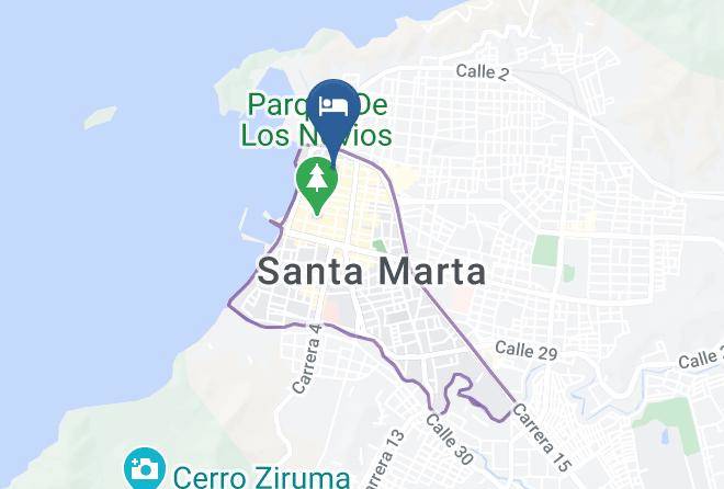 Santa Marta - Hotel Nueva Granada Maps