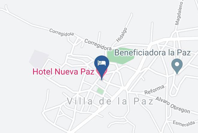 Villa De La Paz - Hotel Nueva Paz Maps