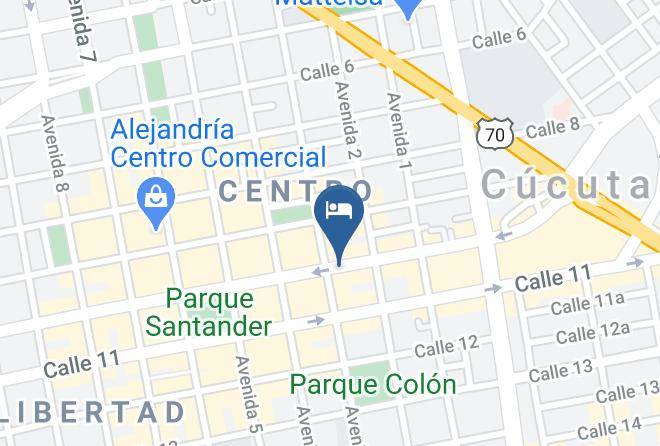 Cucuta - Hotel Nuevo Acora Maps