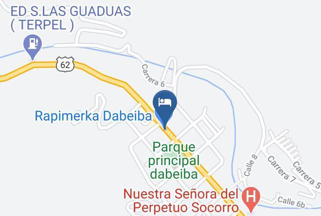 Hotel Nuevo Amanecer Map