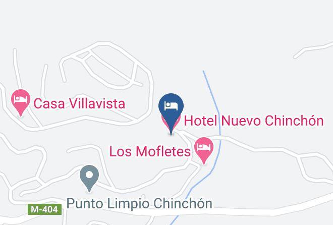 Hotel Nuevo Chinchon Map