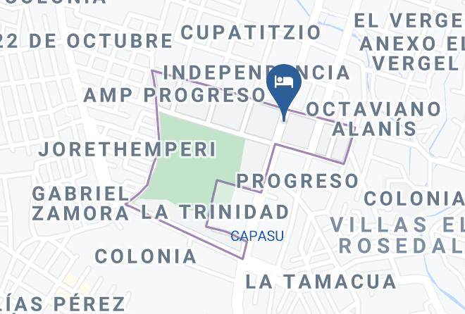 Uruapan - Hotel Nuevo Cupatitzio Maps