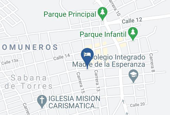 Sabana De Torres - Hotel Nuevo Despertar Maps