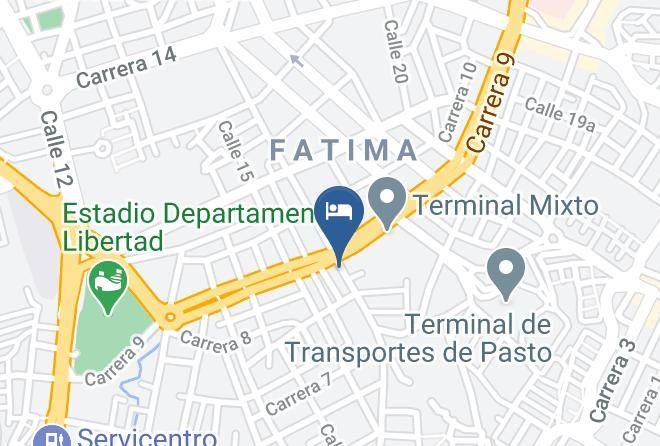 Pasto - Hotel Nuevo Horizonte Maps
