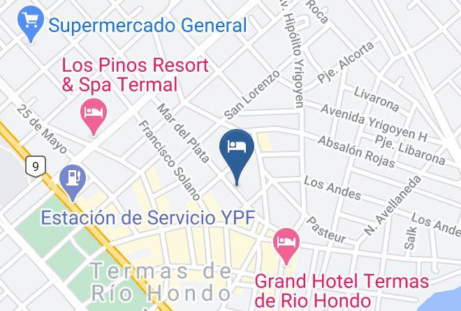 Rio Hondo - Hotel Nuevo Madrid Maps