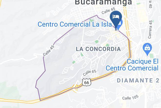 Bucaramanga - Hotel Nuevo Marazul Maps