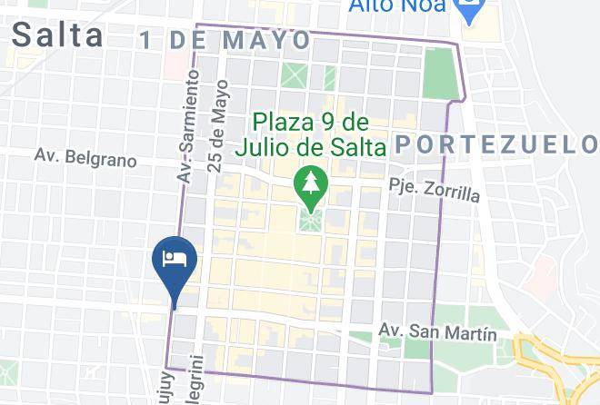 Salta - Hotel Nuevo Premier Maps