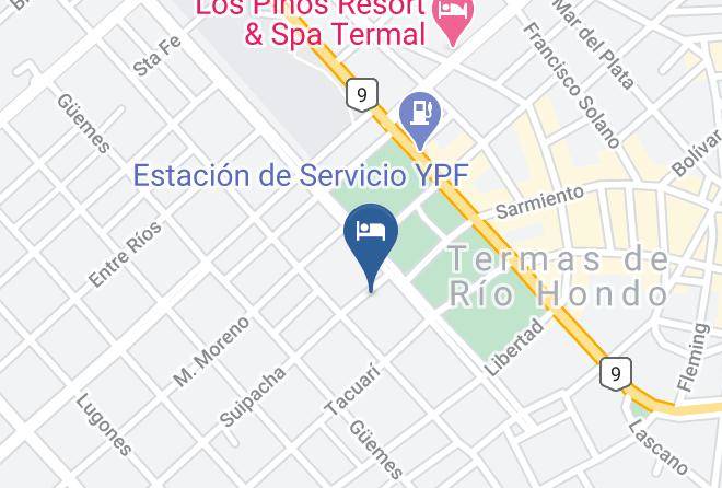 Rio Hondo - Hotel Nuevo Rio Hondo Maps