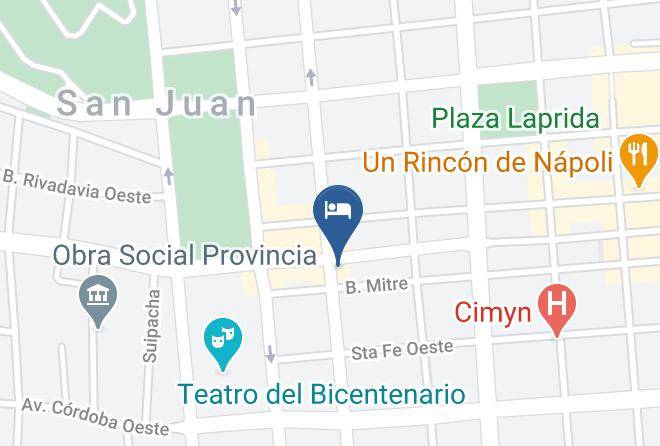 San Juan - Hotel Nuevo Suizo Maps