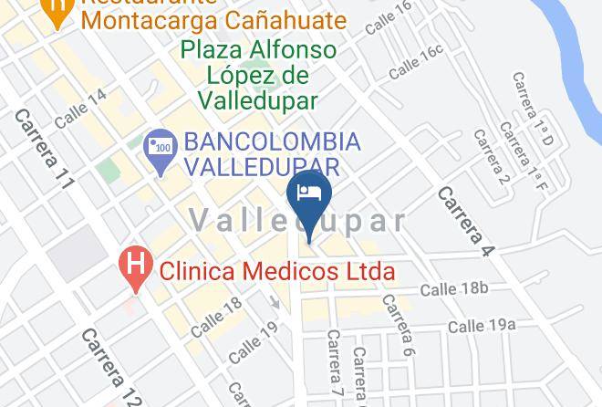 Valledupar - Hotel Nuevo Tio Maps