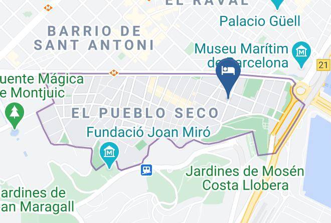 Barcelona - Hotel Nuevo Triunfo Maps