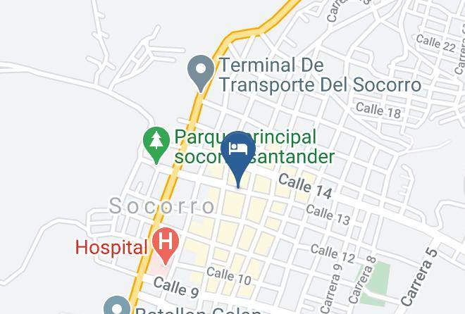 Socorro - Hotel Nuevo Venecia Maps