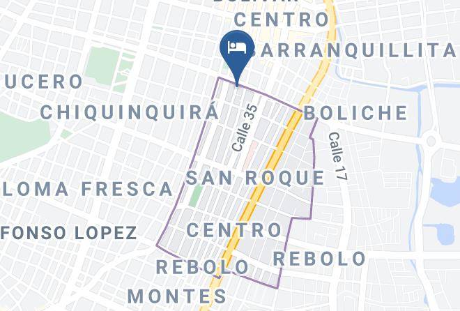 Barranquilla - Hotel Nuevo Yalu Maps