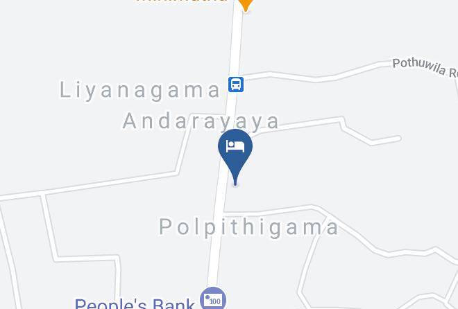Kurunegala - Hotel Nugasewana Resort Maps