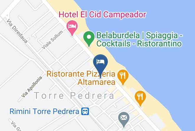 Rimini - Hotel Numi Maps