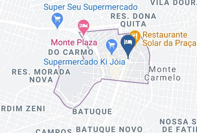 Monte Carmelo - Hotel Nunes Maps