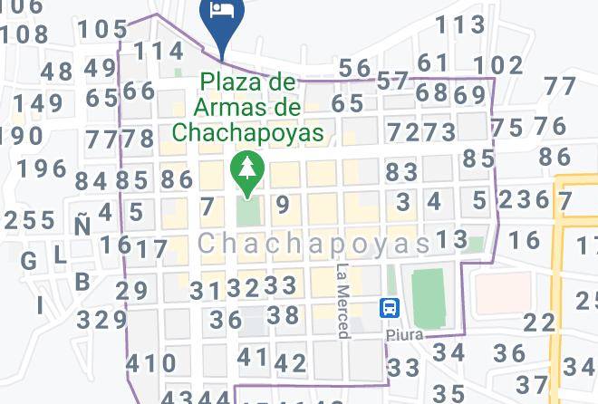Chachapoyas - Hotel Nunurco Maps