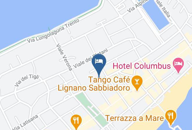 Udine - Hotel Nuova Graziosa Lignano Sabbiadoro Maps